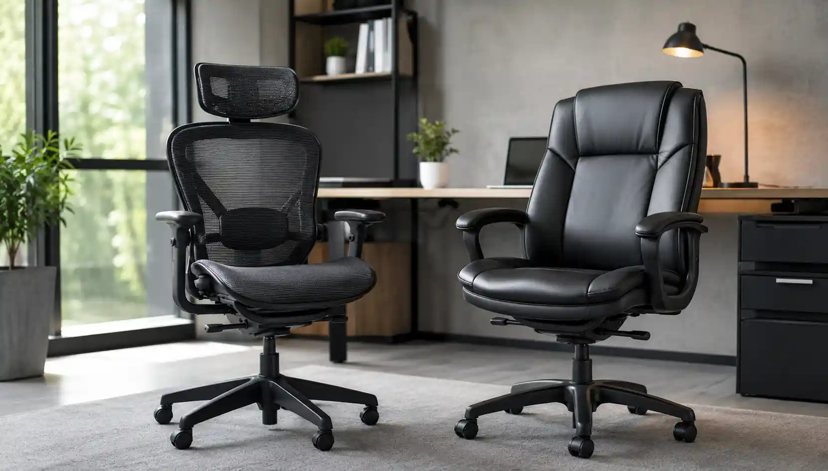 Mesh vs Leather Office Chair