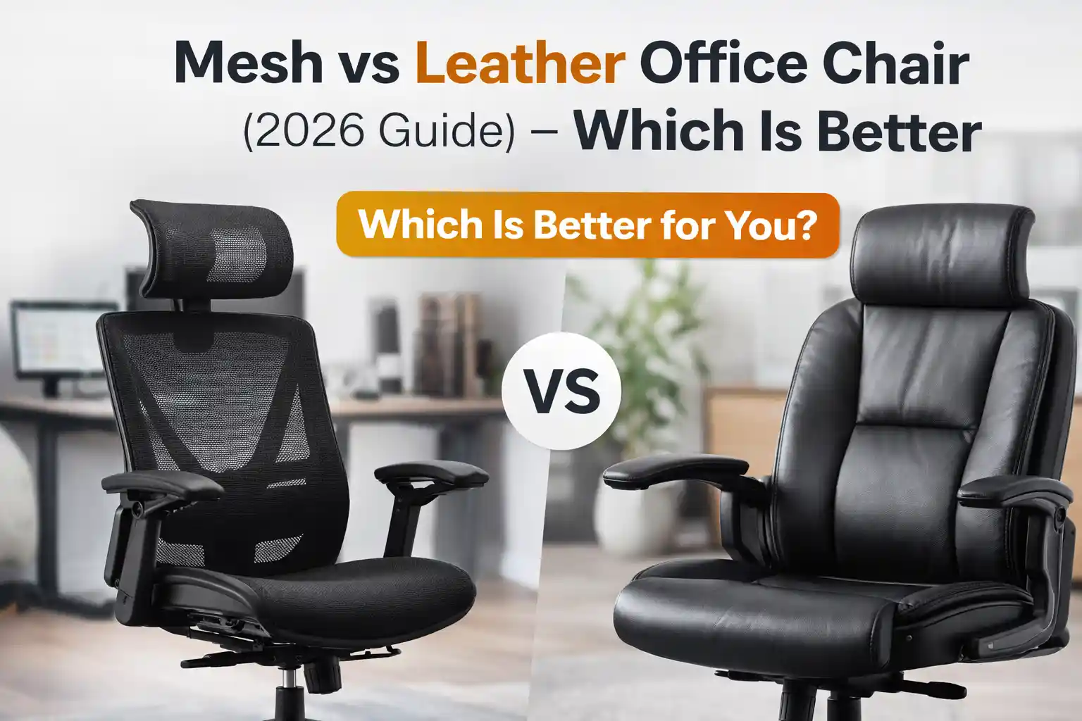 Mesh vs Leather Office Chair