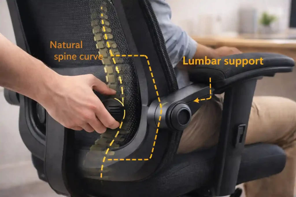 How to adjust office chair for perfect posture ergonomic home office setup