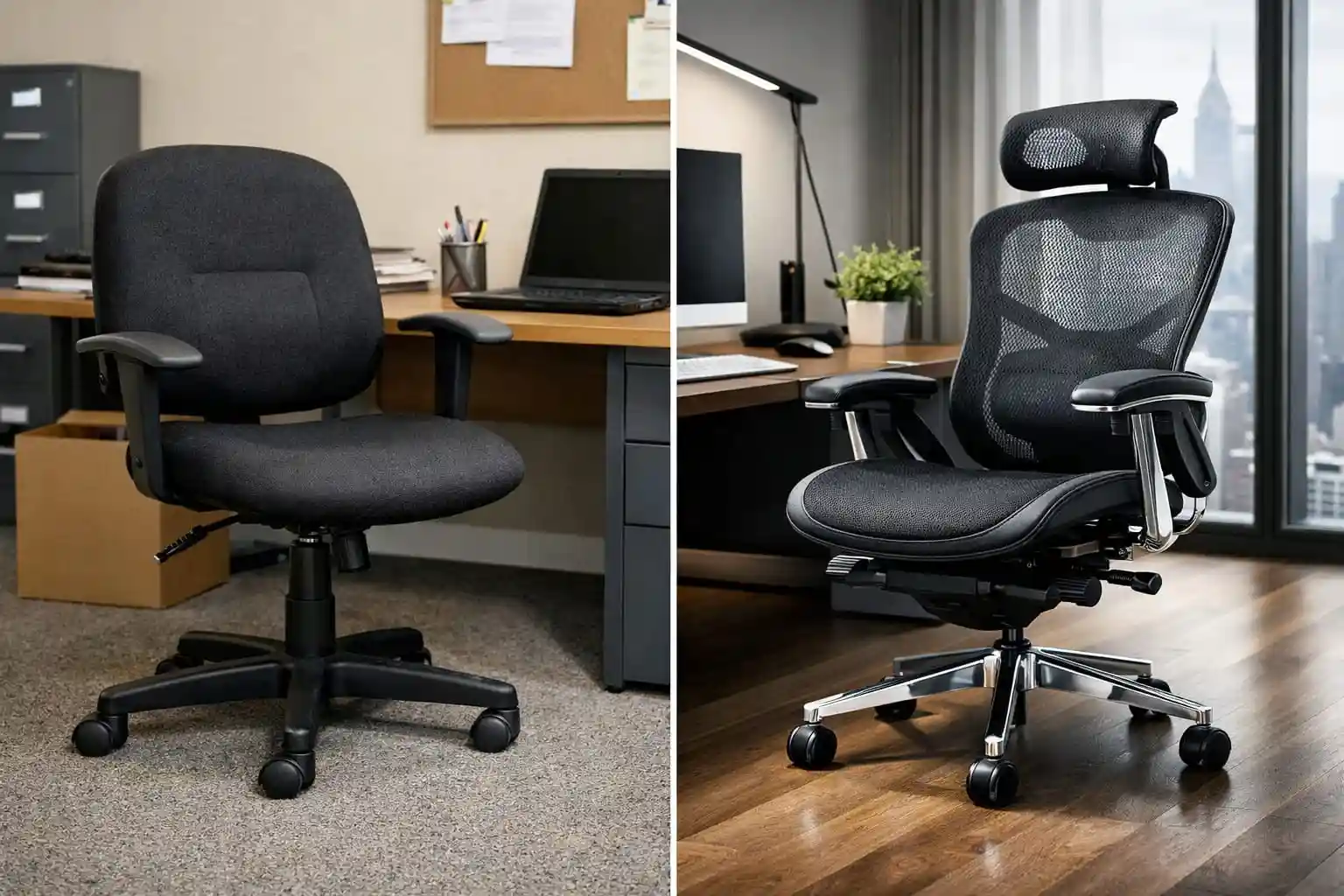 Cheap Office Chairs vs Premium Chairs